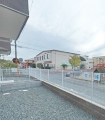 久留米市東合川７丁目のアパートの庭|お庭も活用できます