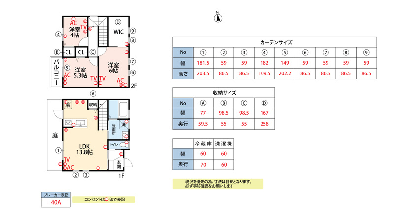 久留米市東合川７丁目のアパートの間取り
