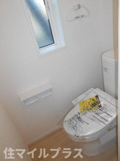 【トイレ】 | 郡山市田村町東山1丁目新築一戸建て9棟 | 清潔感のあるトイレです