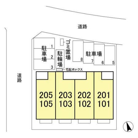 グレイスの区画図