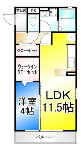 エスペランサ稲葉の間取り