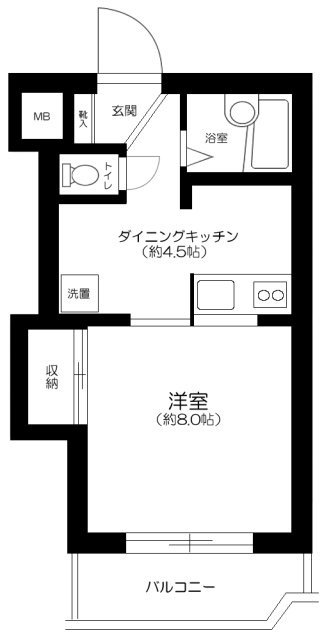 ヒズ・コープの間取り