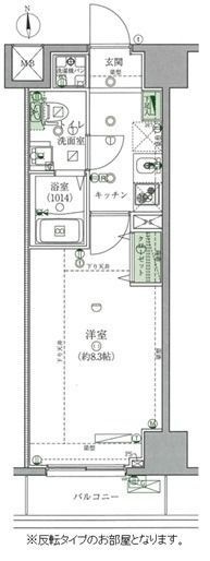 ＧＲＯＷＳ　ＦＵＣＨＵ　ＥＡＳＴⅡの間取り
