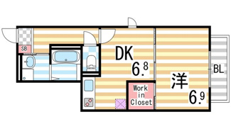 【間取り】 | シャーメゾン鴻池B棟