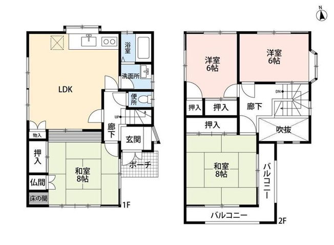 【間取り】 | 高槻市城南町戸建