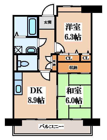 【間取り】 | 山坂団地