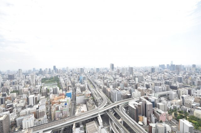 阿波座ライズタワーズフラッグ46　ＯＭＰタワー　本田小学校の展望|阿波座ライズタワーフラッグ46　眺望