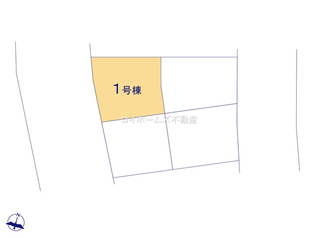 【区画図】 | 名古屋市港区十一屋３丁目98『仲介料無料』新築戸建て | 1号棟