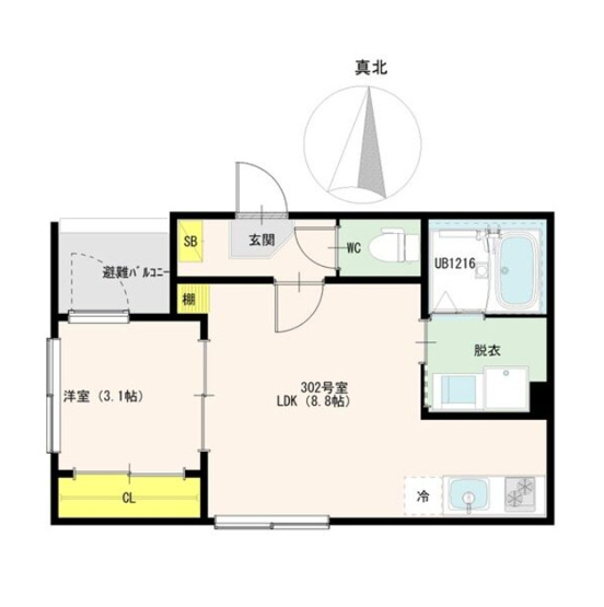 【間取り】 | ハーモニーテラス日比野