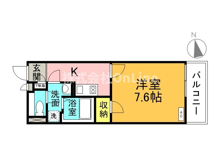 クレイノプランドール桜ヶ丘の間取り