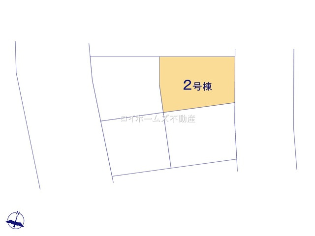 【区画図】 | 名古屋市港区十一屋３丁目98『仲介料無料』新築戸建て | 2号棟