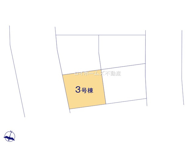 【区画図】 | 名古屋市港区十一屋３丁目98『仲介料無料』新築戸建て | 3号棟