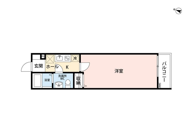 ヒルズ馬橋Ⅱの間取り