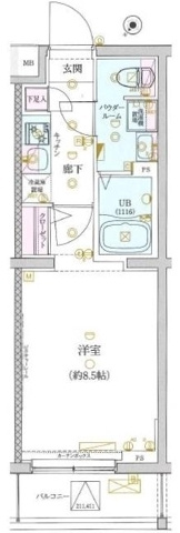 【間取り】 | ＧＥＮＯＶＩＡ世田谷砧　ｇｒｅｅｎ　ｖｅｉｌ