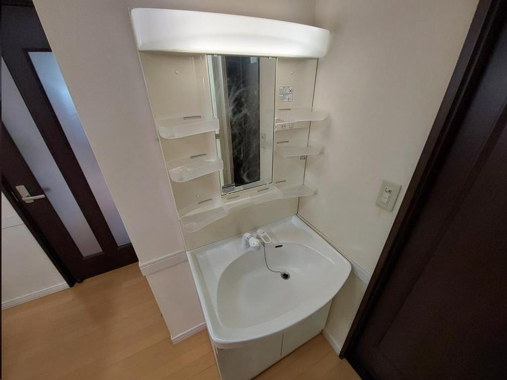 マッシュルームの洗面所