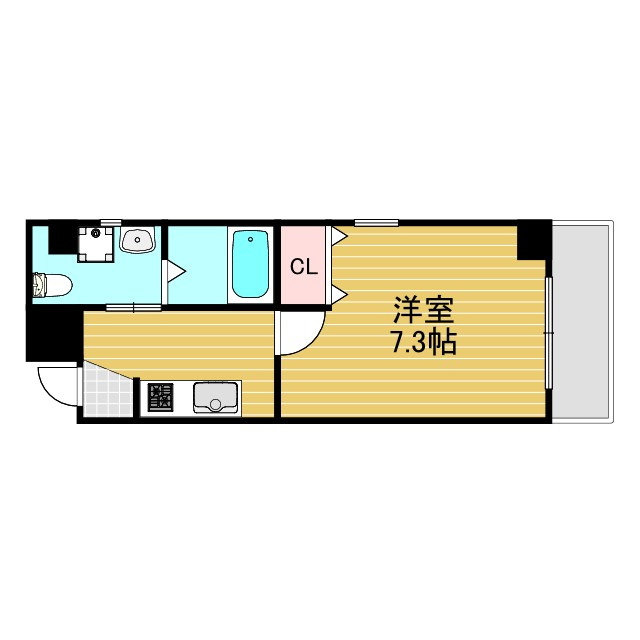 セレブコート豊新の間取り