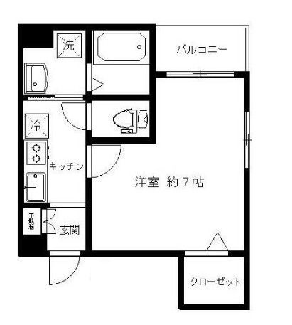 ｂ’ＣＡＳＡ門前仲町の間取り|間取りです。