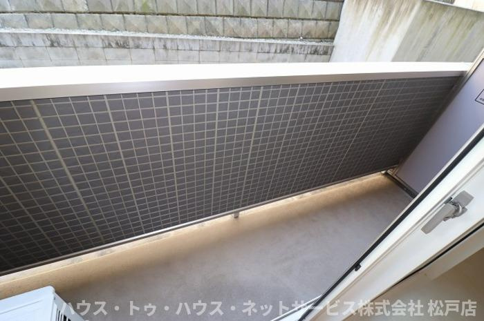 コンフォールドミール北松戸のバルコニー