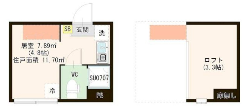 ハーモニーテラス千住河原町Ⅲの間取り