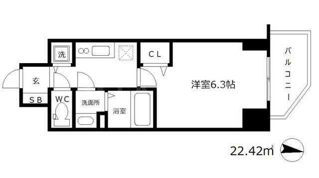 プレサンス江戸堀の間取り|プレサンス江戸堀　間取り
