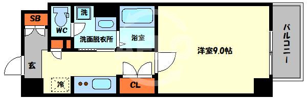 レジュールアッシュBENTENの間取り|レジュールアッシュBETEN　間取り