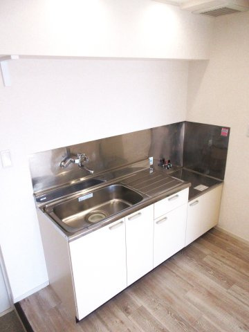 水入マンションのキッチン