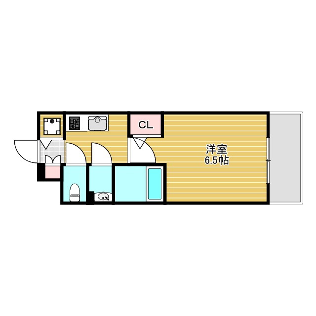 エスリード大阪プライムゲートの間取り