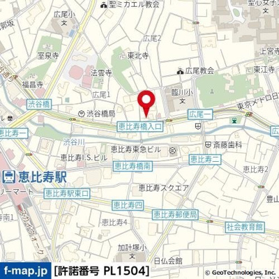 【地図】 | パレステュディオ広尾