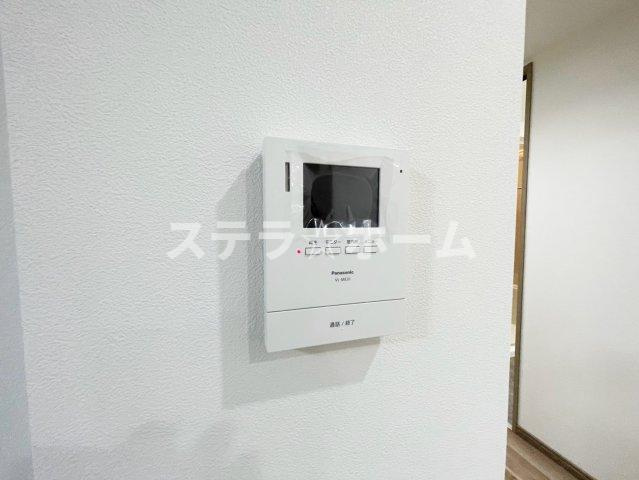 千里山ロイヤルマンション2番街D棟の防犯設備|モニター付きインターホン