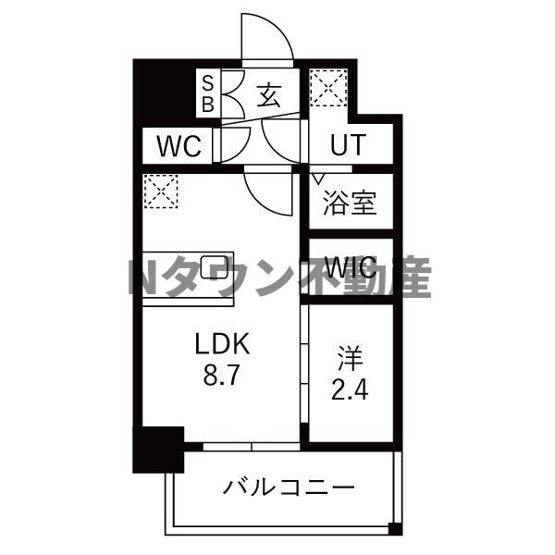 【間取り】 | メイクス岩塚EAST