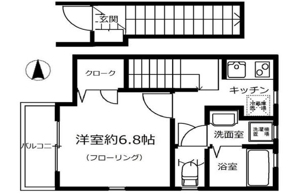 メゾン・ソレイユ長栄寺の間取り