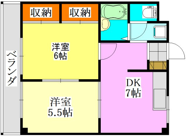 【間取り】 | コスモス津田沼