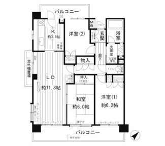 【間取り】 | 市が尾パーク・ホームズ弐番館