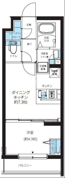 ルネサンスコート大森町 の間取り