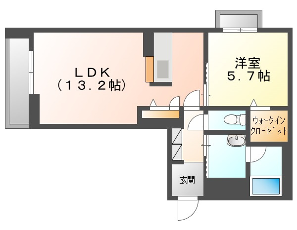 天神山パークメゾンの間取り