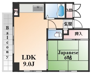 シティライフ六甲道の間取り