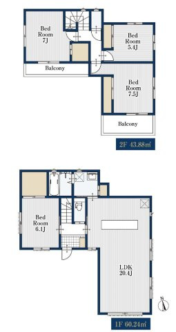 【横浜市泉区岡津町2061-4全2棟新築戸建て】★仲介手数料無料★