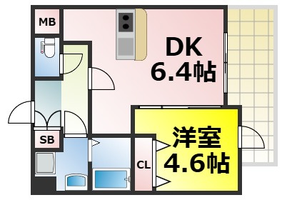【間取り】 | フォーリアライズ大阪ウエストベイ 仲介手数料無料