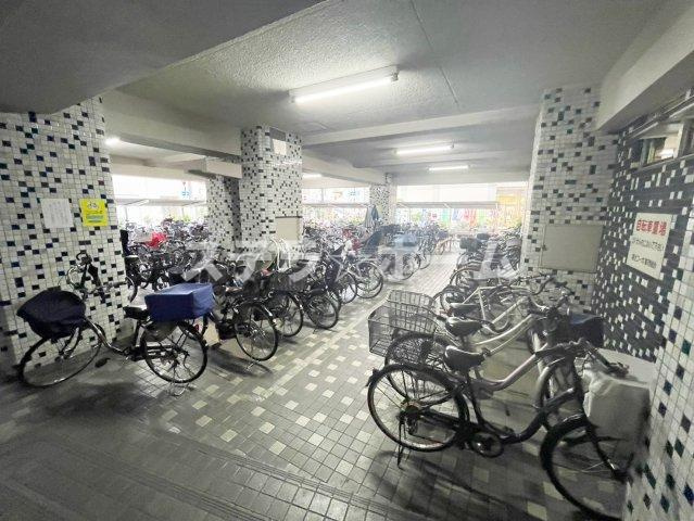 蒲生コーポの駐輪場|駐輪場です