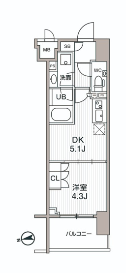 【間取り】 | シーズンフラッツ大森エアリー