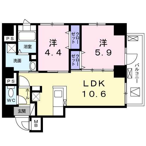 【間取り】 | ローヤルマンション | 間取り