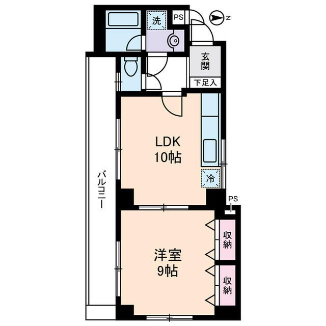 フローラ富士見台の間取り