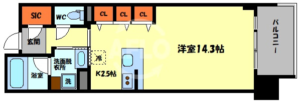 ロイヤルパークスなんば　塩草立葉小学校区の間取り|ロイヤルパークスなんば　間取り