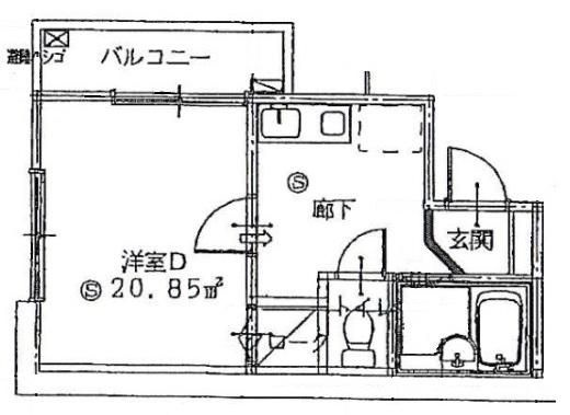 木乃池プラザ南馬込の間取り