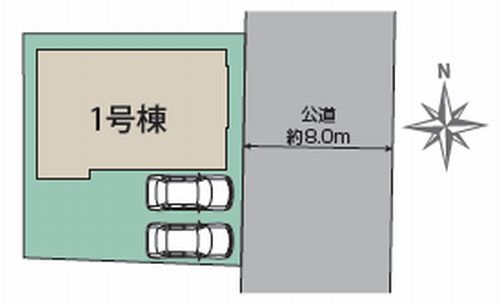 【仲介手数料０円】平塚市ふじみ1丁目3期　新築一戸建ての区画図|平塚市ふじみ1丁目3期　新築一戸建て