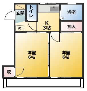 【間取り】 | 向山マンション