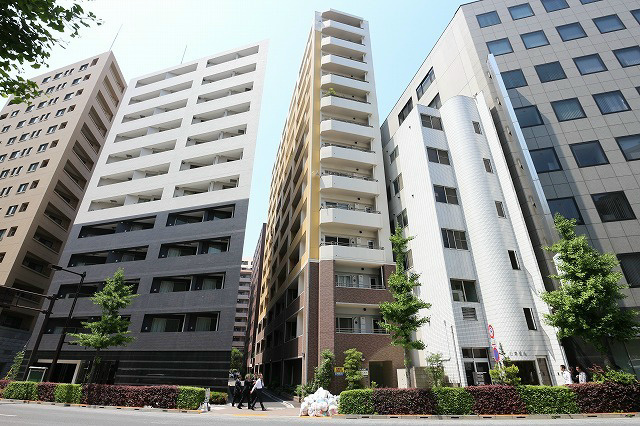 【外観パース】ドゥーエ新川 