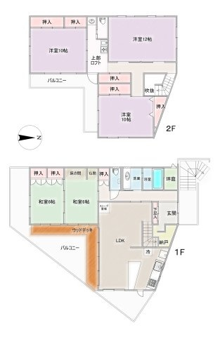 天白区植田山戸建の間取り