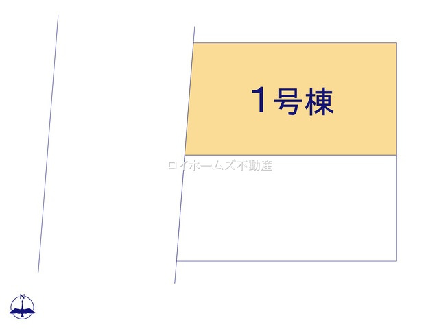 【区画図】 | 名古屋市千種区下方町５丁目43『仲介料無料』新築戸建て | 1号棟