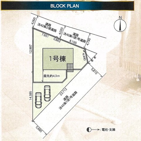 【区画図】 | 匝瑳市椿1号棟 | 即日のご見学も可能です。お気軽に0476-37-3888までお問合せ下さい。